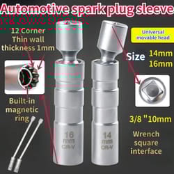 magnetic spark plug socket wrench set