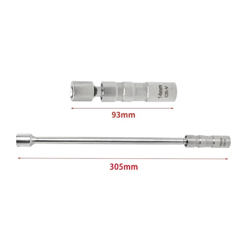 Magnetic Spark Plug Socket Wrench Set 10