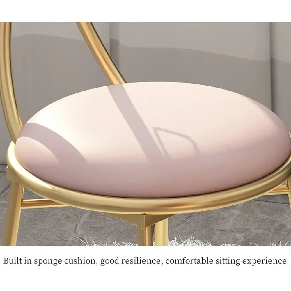 Butterfly Makeup Chair With Detachable Backrest 8