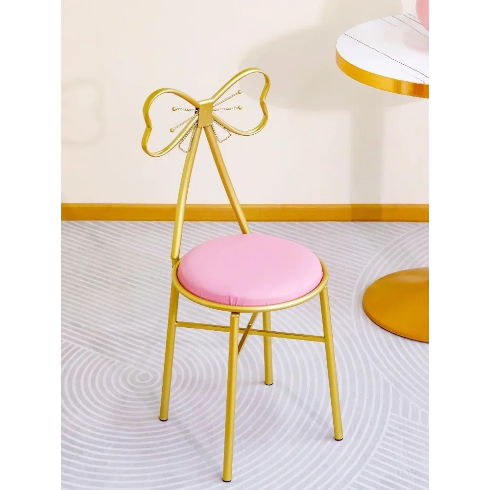 Butterfly Makeup Chair With Detachable Backrest 14
