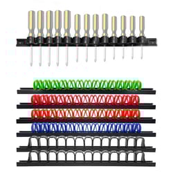 wall mount screwdriver tool organizer set