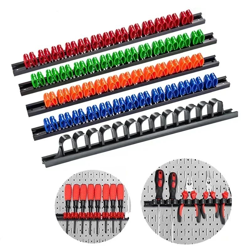 Wall Mount Screwdriver Tool Organizer Set 1