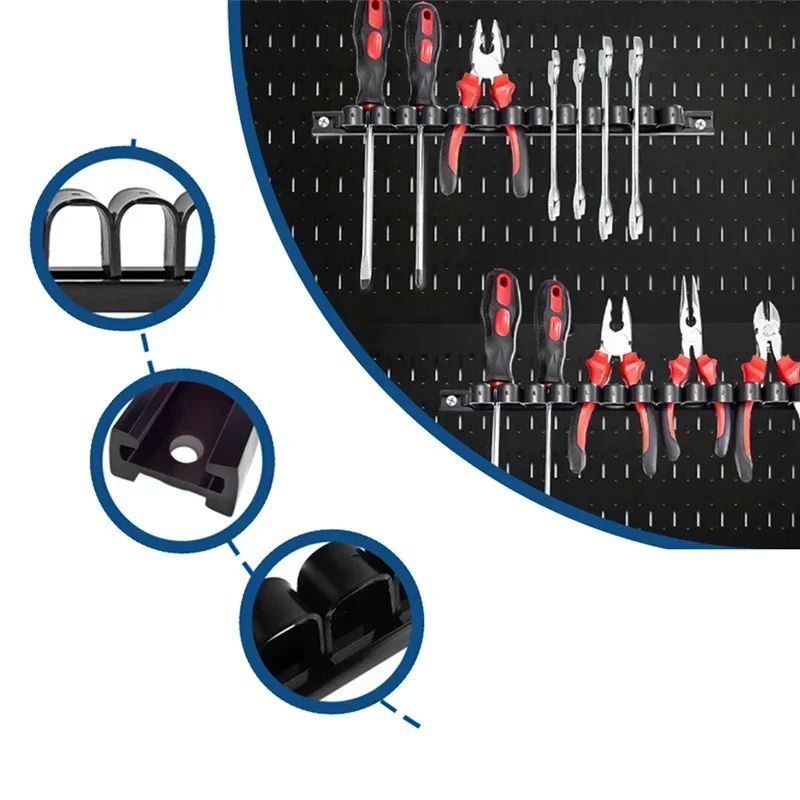 Wall Mount Screwdriver Tool Organizer Set 4