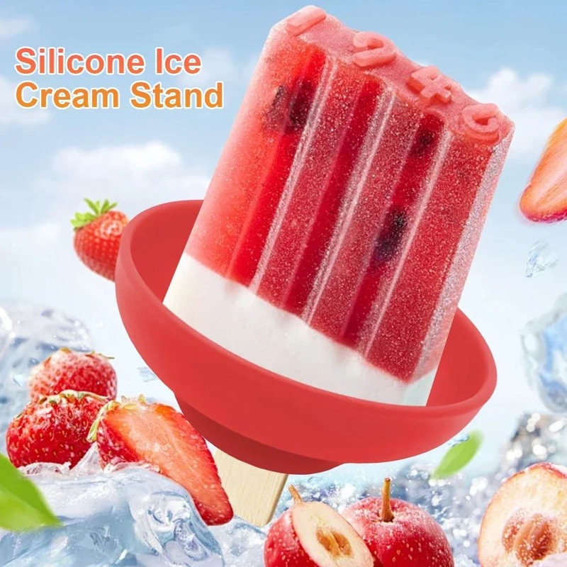 Silicone Drip Proof Popsicle Holder 1