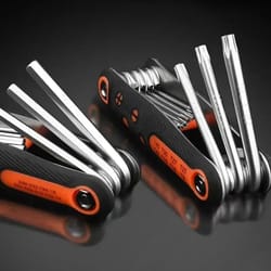 folding allen key torx wrench set