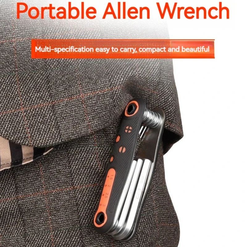 Folding Allen Key Torx Wrench Set 5