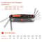 Folding Allen Key Torx Wrench Set 9