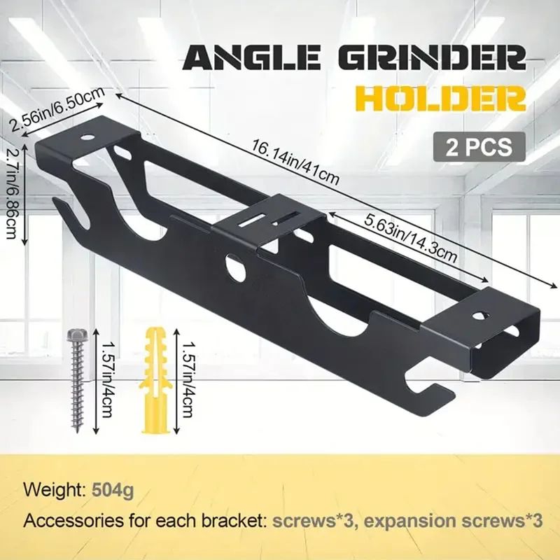 Angle Grinder Storage Rack With Cord Hanger 5