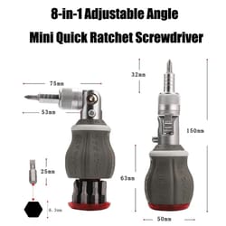 adjustable ratchet screwdriver set