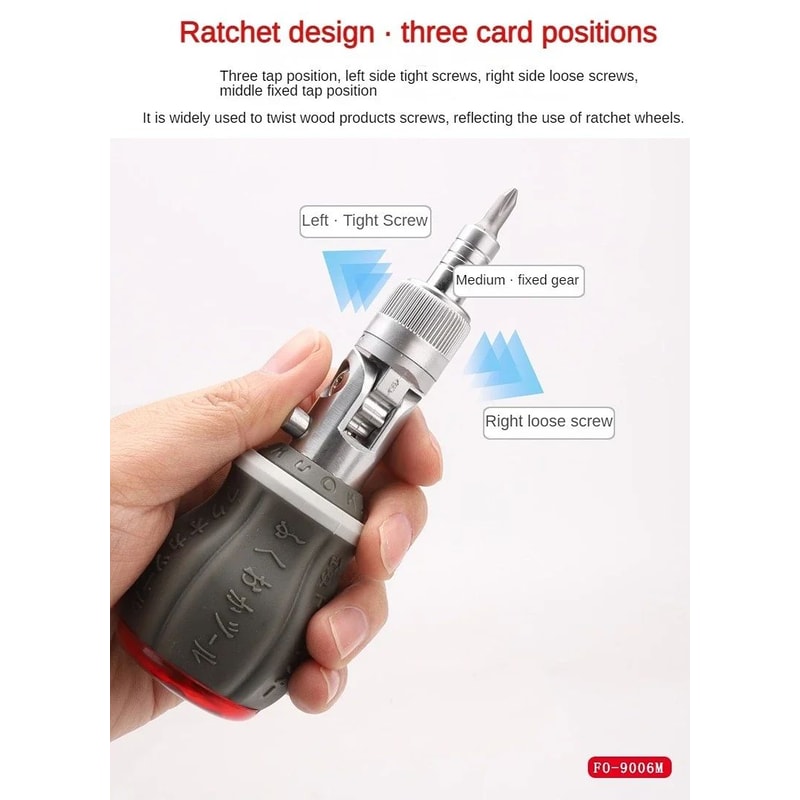 Adjustable Ratchet Screwdriver Set 5