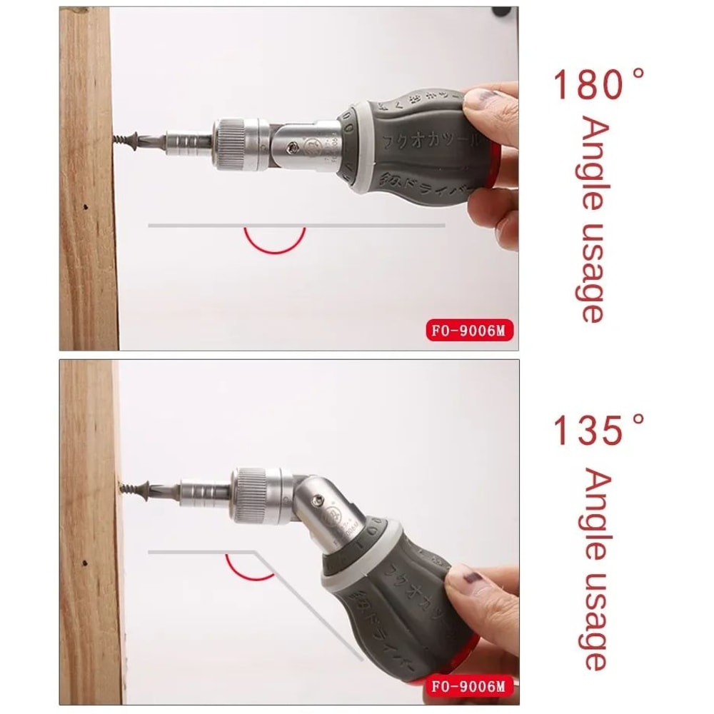 Adjustable Ratchet Screwdriver Set 7