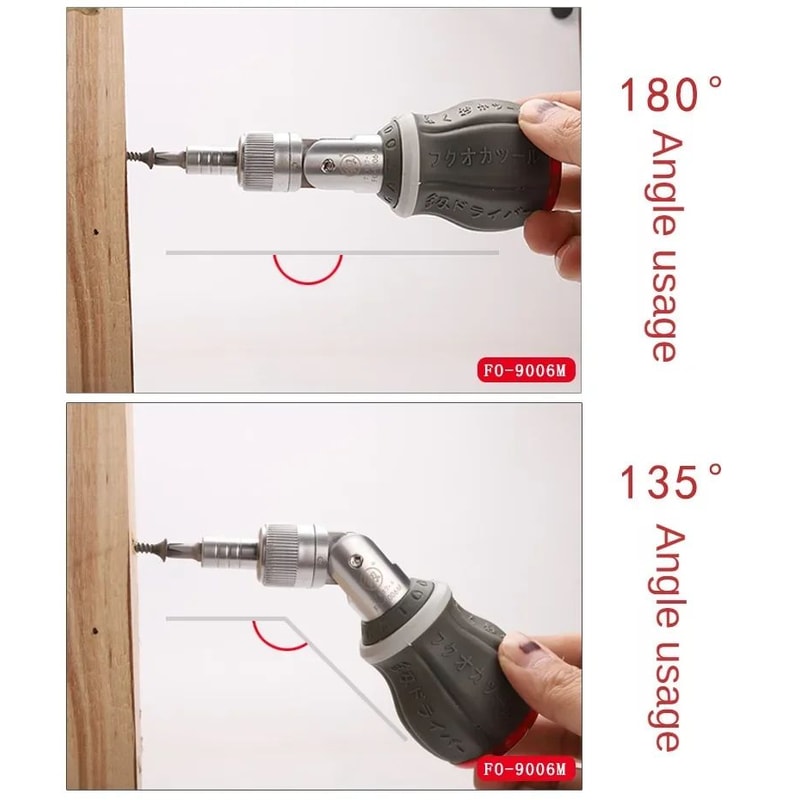 Adjustable Ratchet Screwdriver Set 7