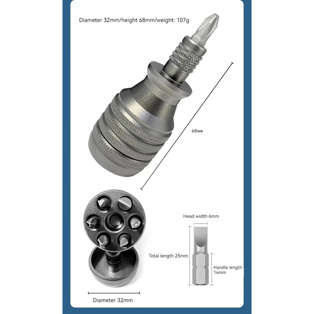 Adjustable Ratchet Screwdriver Set 13