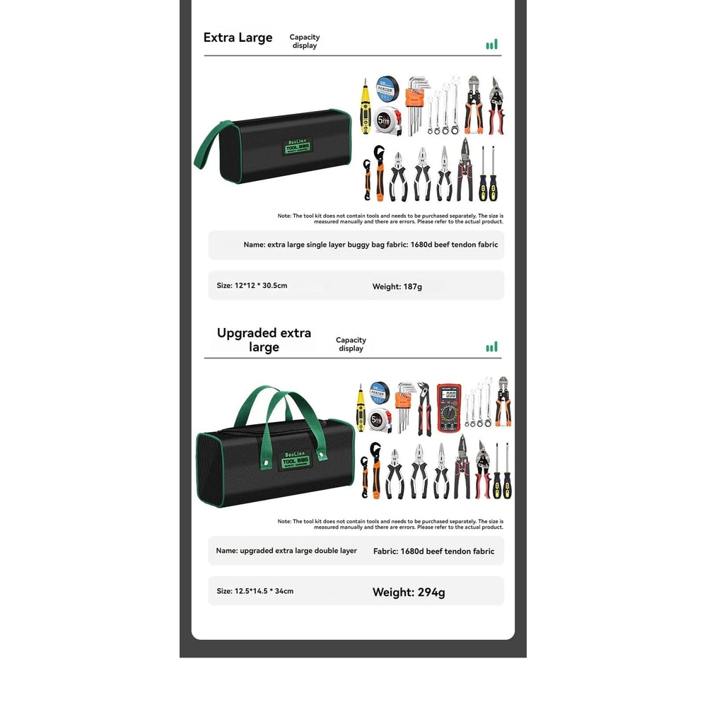 Waterproof Electrician Tool Bag 15