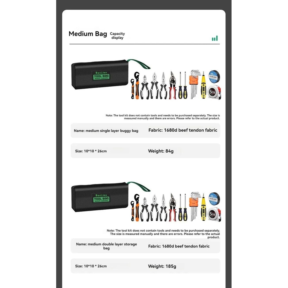 Waterproof Electrician Tool Bag 14