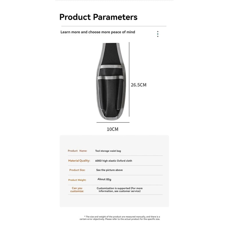 Electric Shears Storage Pocket 6