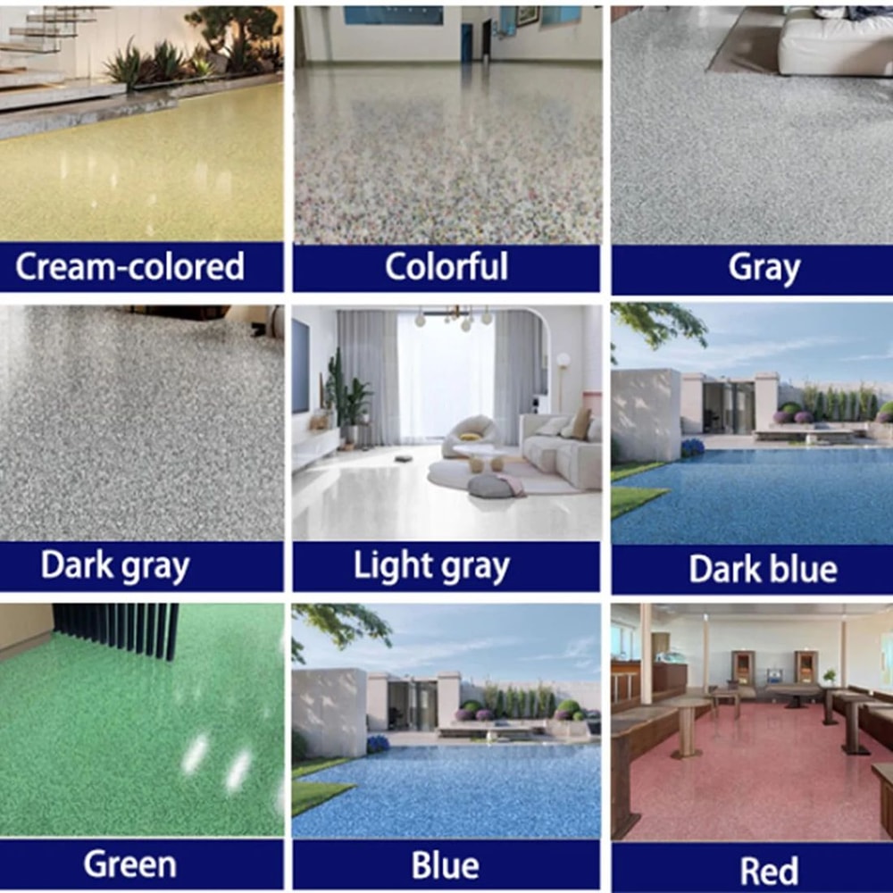 Marble Effect Epoxy Floor Coating Set 1