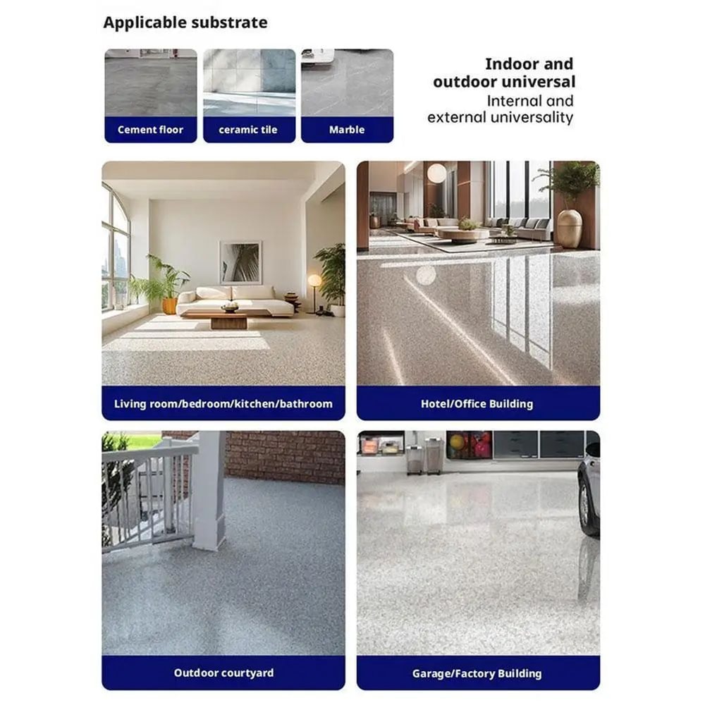 Marble Effect Epoxy Floor Coating Set 4