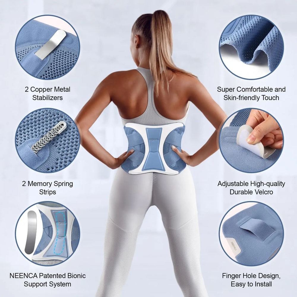 Adjustable Lumbar Back Support Brace 2