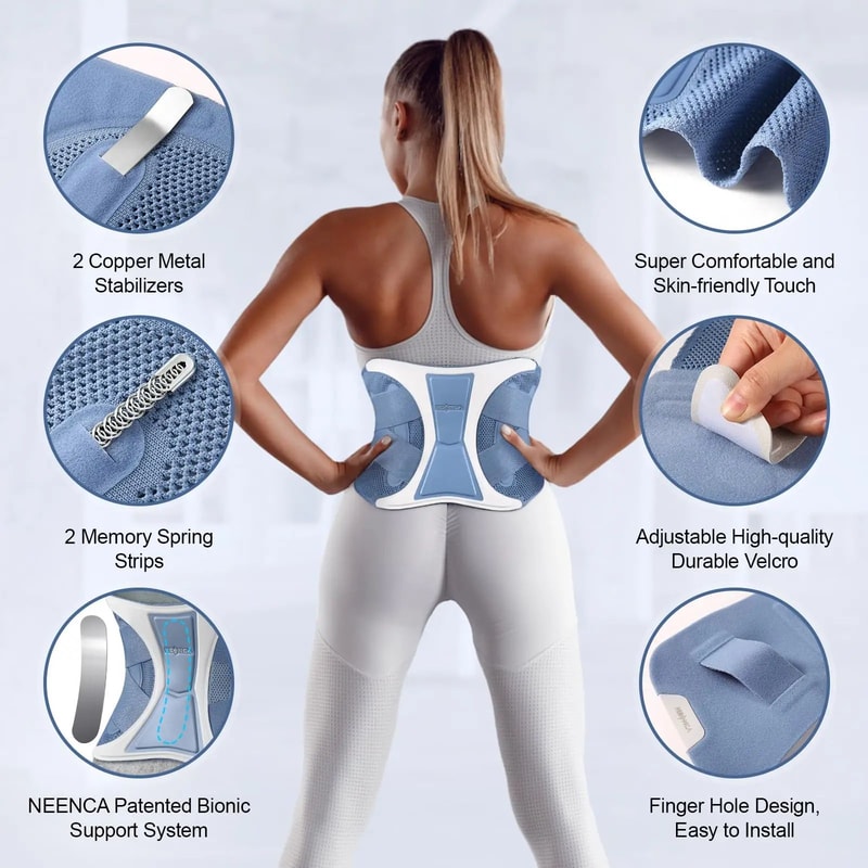 Adjustable Lumbar Back Support Brace 2