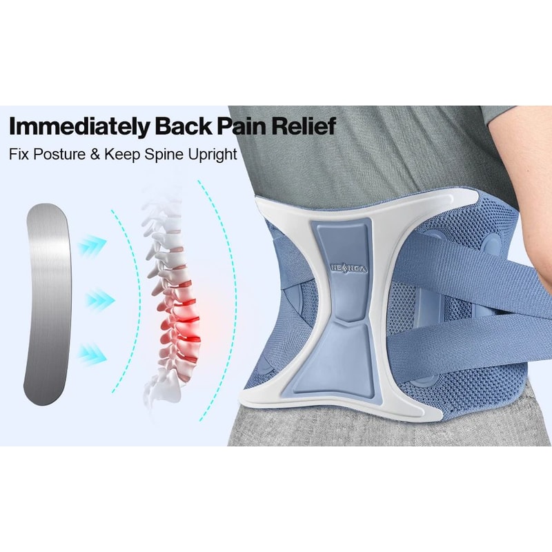 Adjustable Lumbar Back Support Brace 8