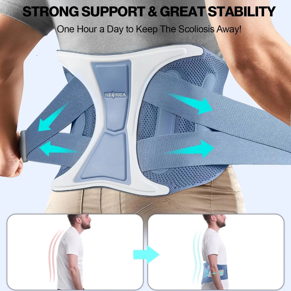 Adjustable Lumbar Back Support Brace 9
