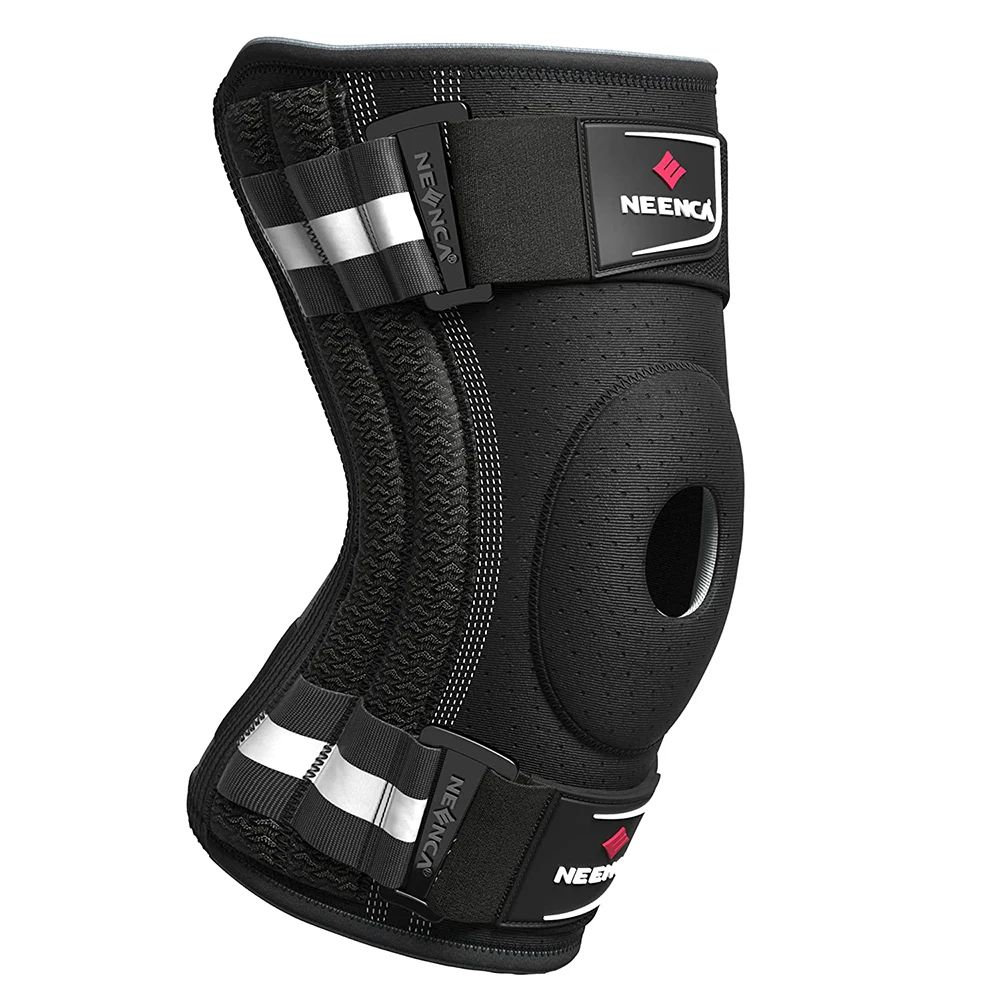 Knee Support Brace With Side Stabilizers Men Women Arthritis Meniscus Tear ACL PCL Runner Sports 9
