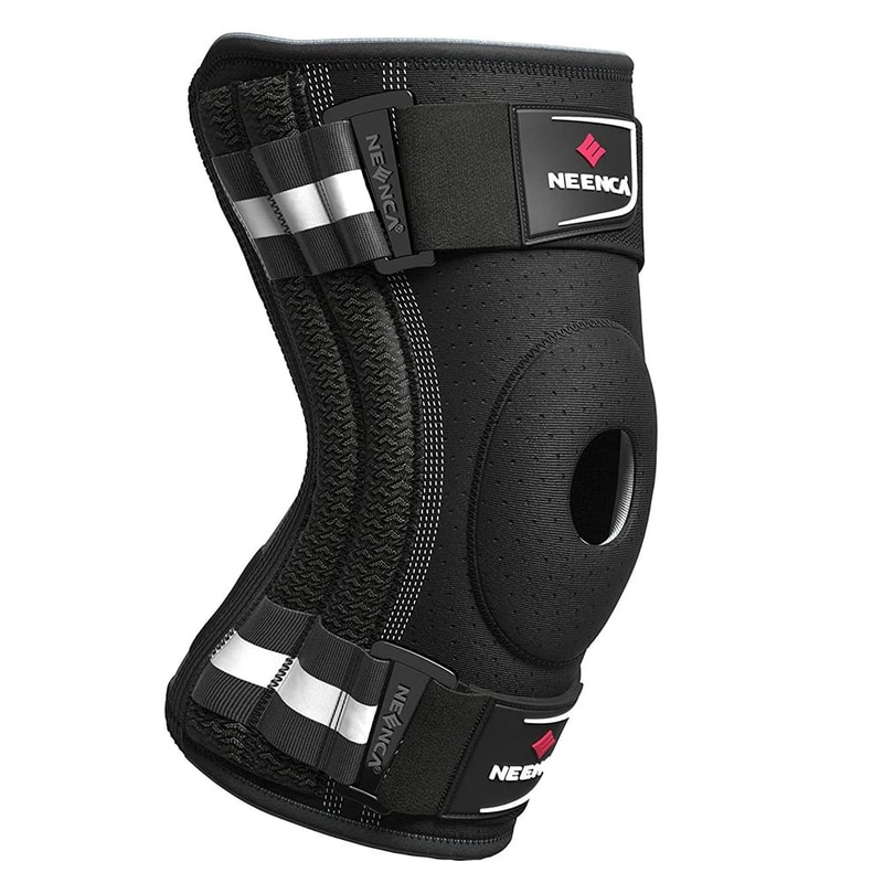 Knee Support Brace With Side Stabilizers Men Women Arthritis Meniscus Tear ACL PCL Runner Sports 9