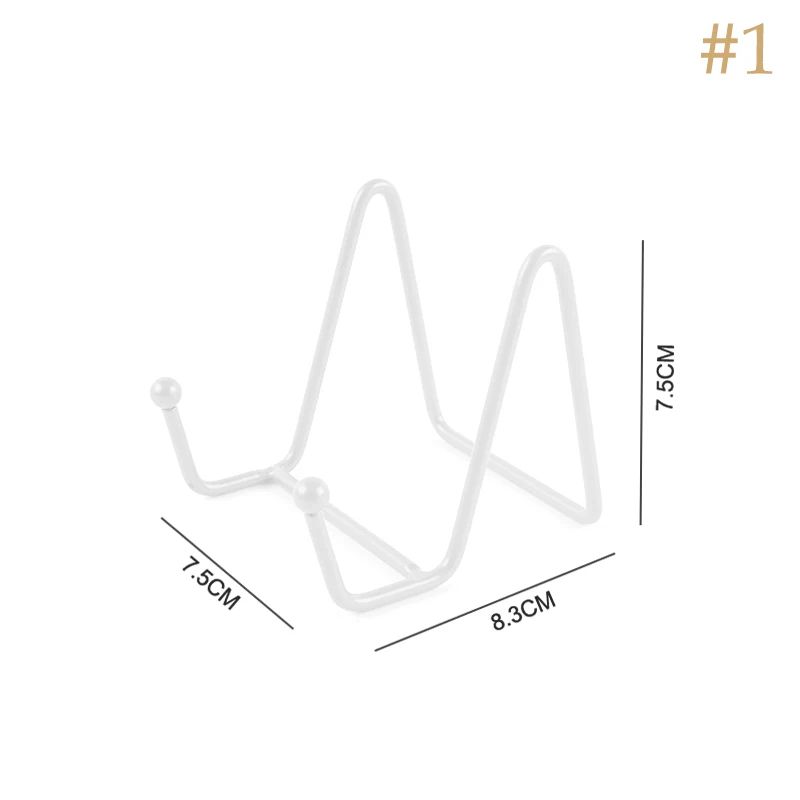 Metal Plate Display Stand For Photos And Decor 8