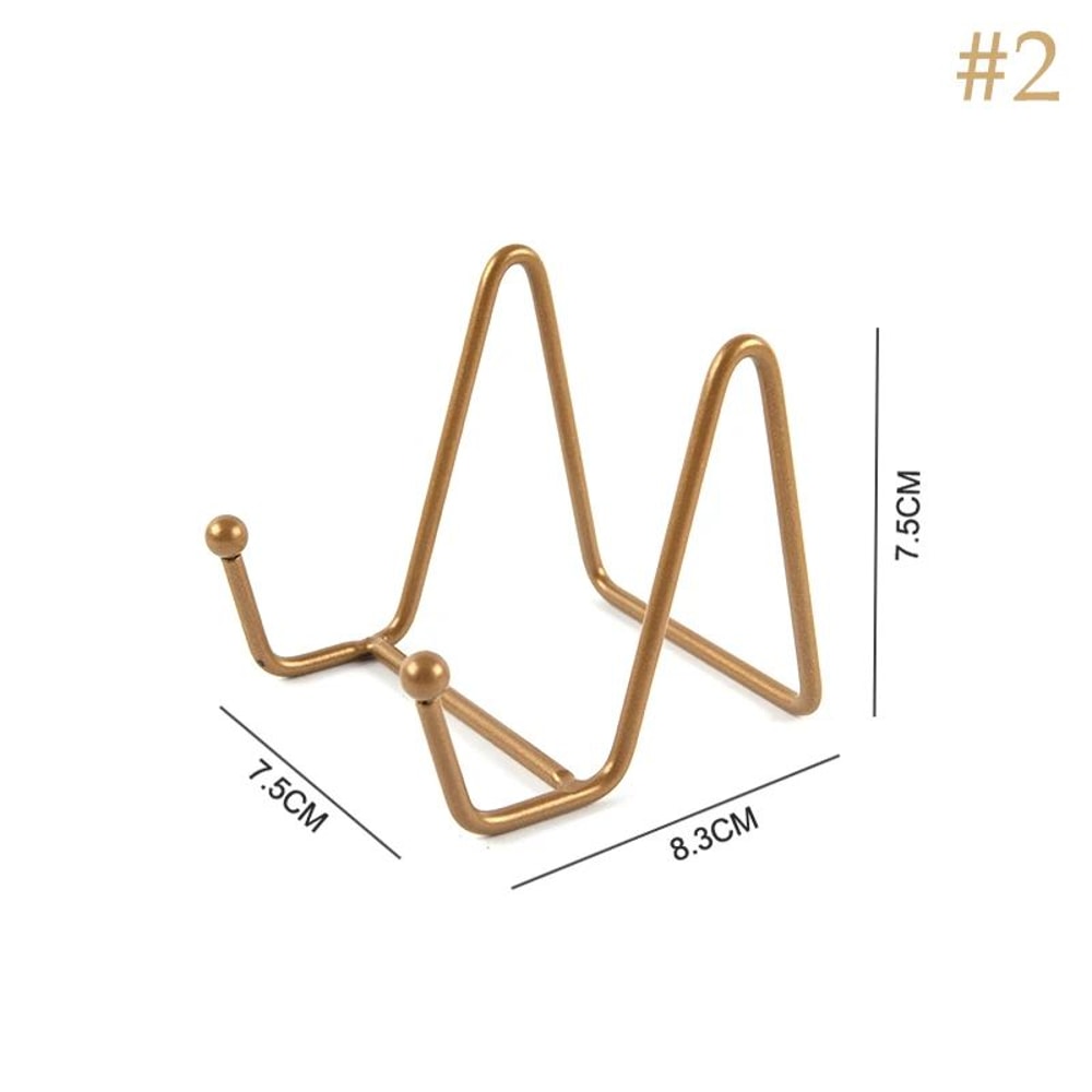 Metal Plate Display Stand For Photos And Decor 9