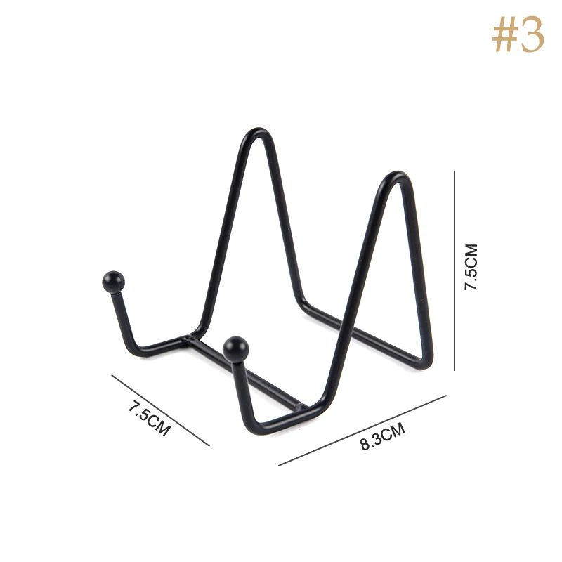 Metal Plate Display Stand For Photos And Decor 7