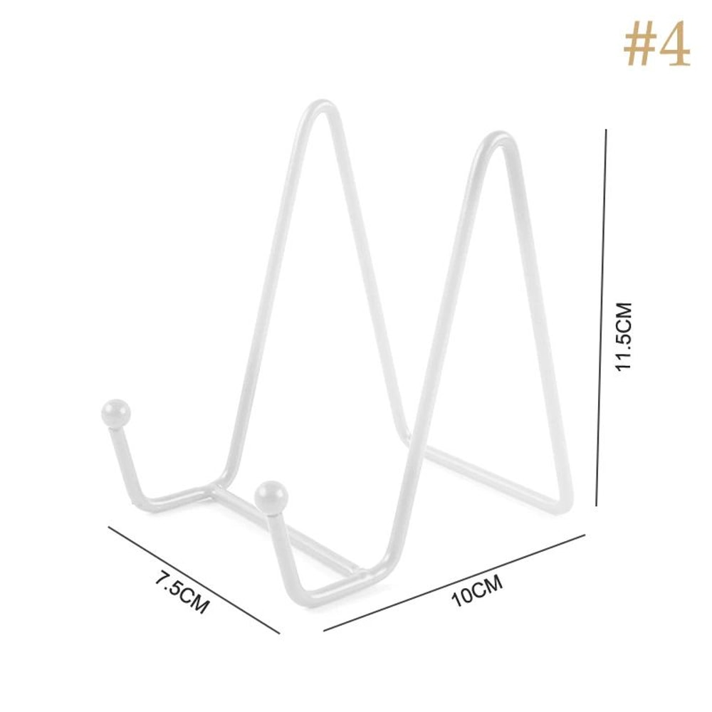Metal Plate Display Stand For Photos And Decor 10