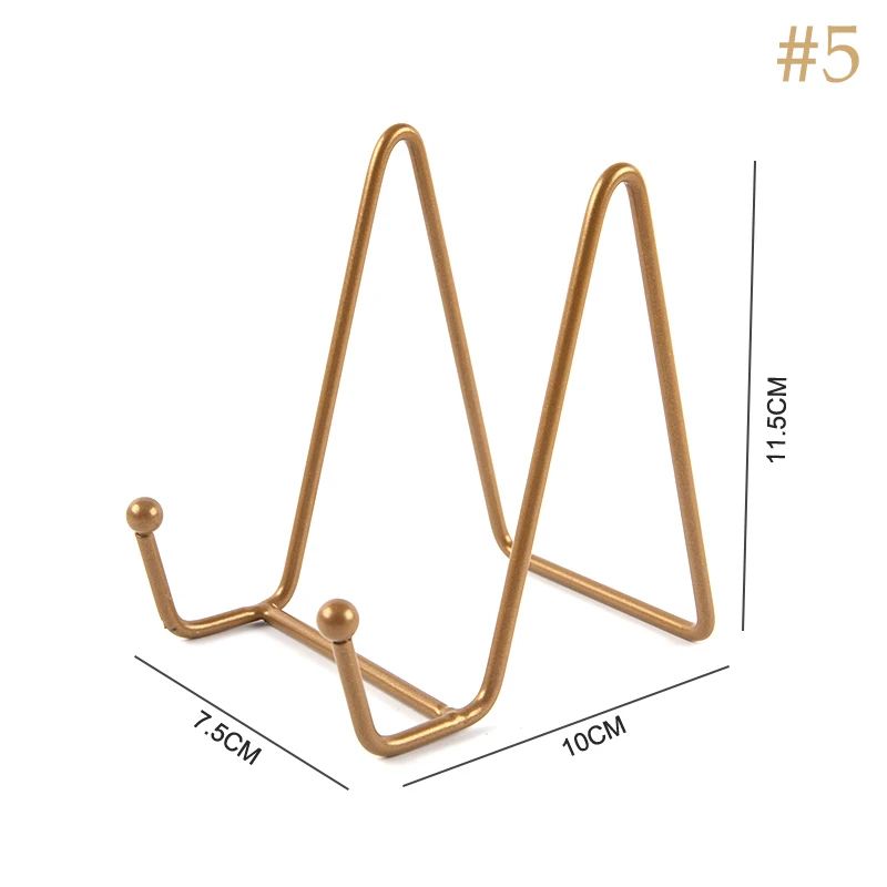 Metal Plate Display Stand For Photos And Decor 11