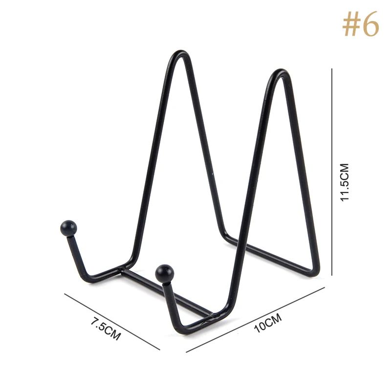 Metal Plate Display Stand For Photos And Decor 12