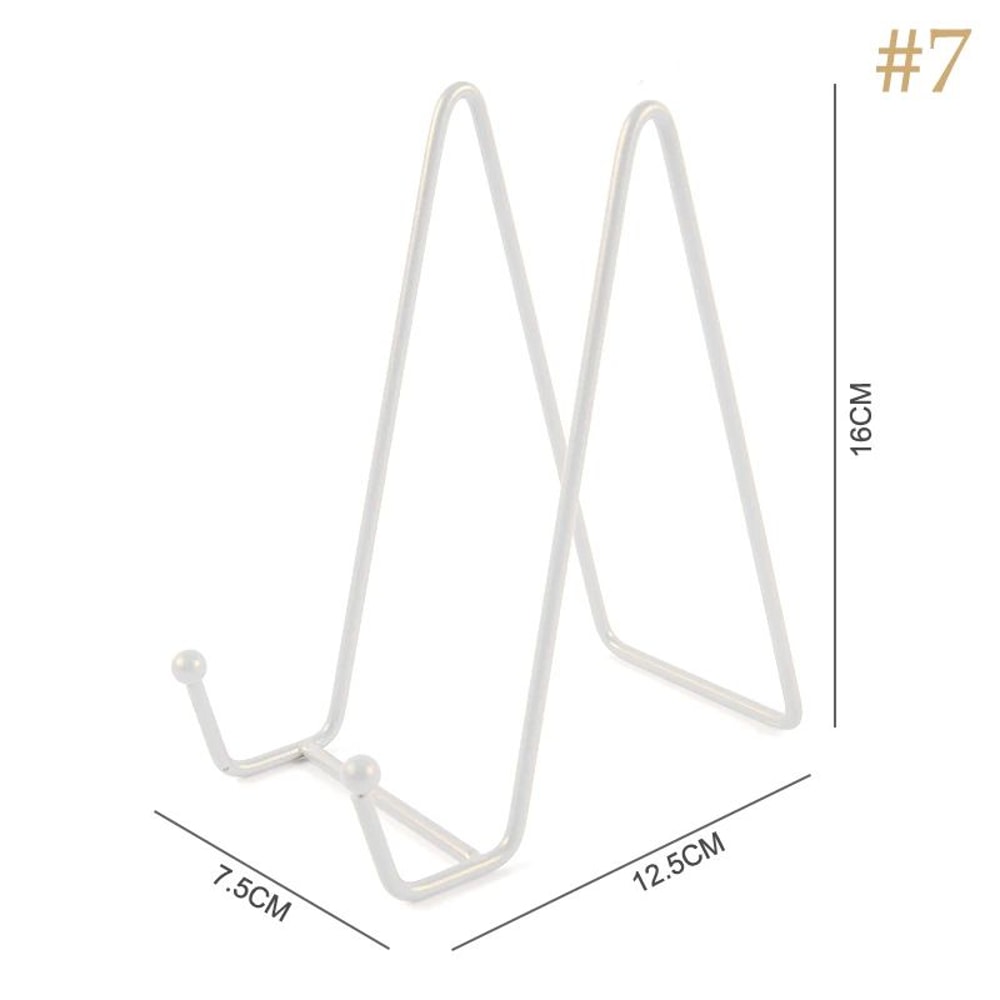 Metal Plate Display Stand For Photos And Decor 13