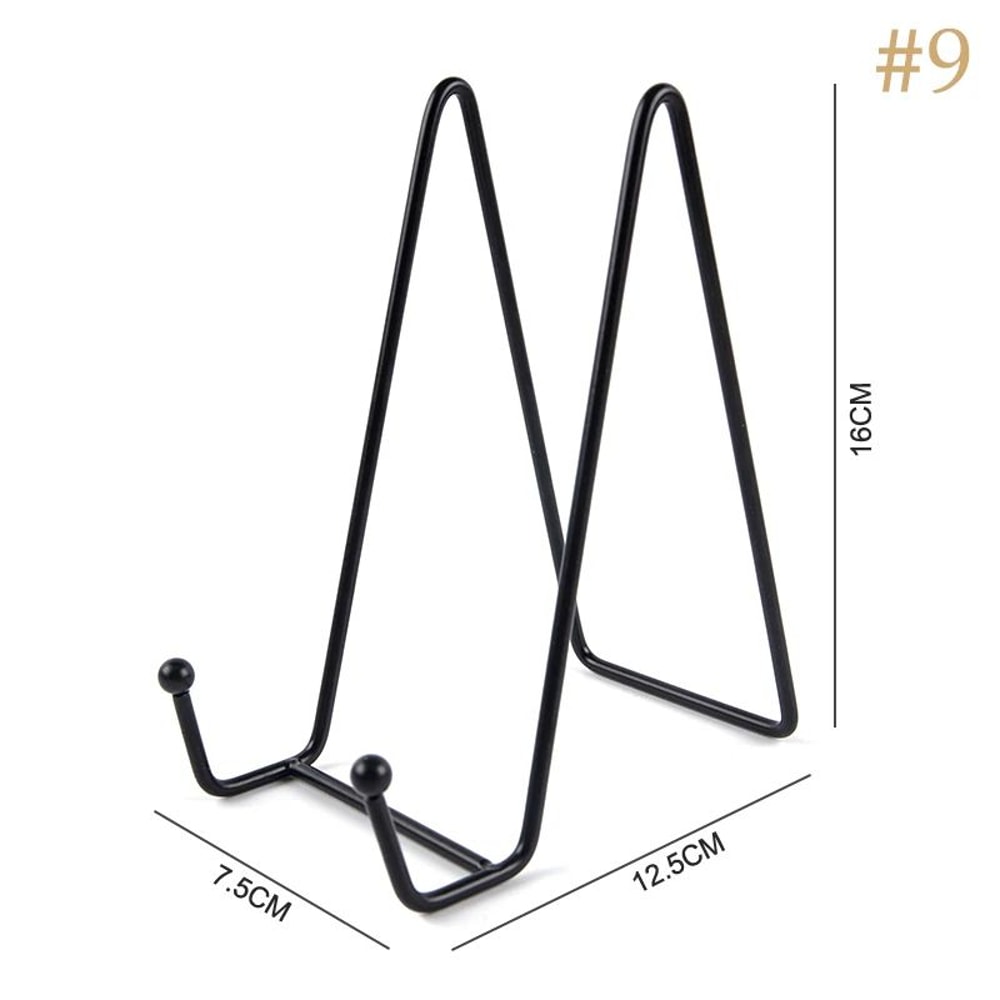 Metal Plate Display Stand For Photos And Decor 15