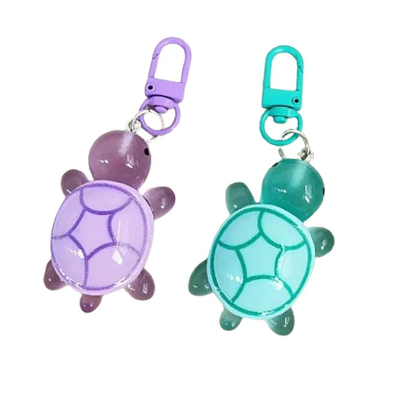Glow Turtle Resin Keychain Ornament 6
