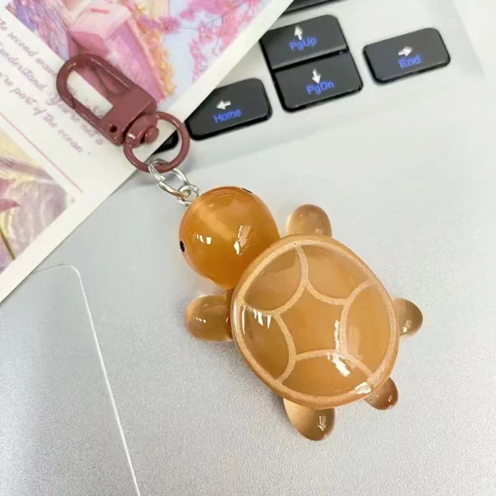Glow Turtle Resin Keychain Ornament 10