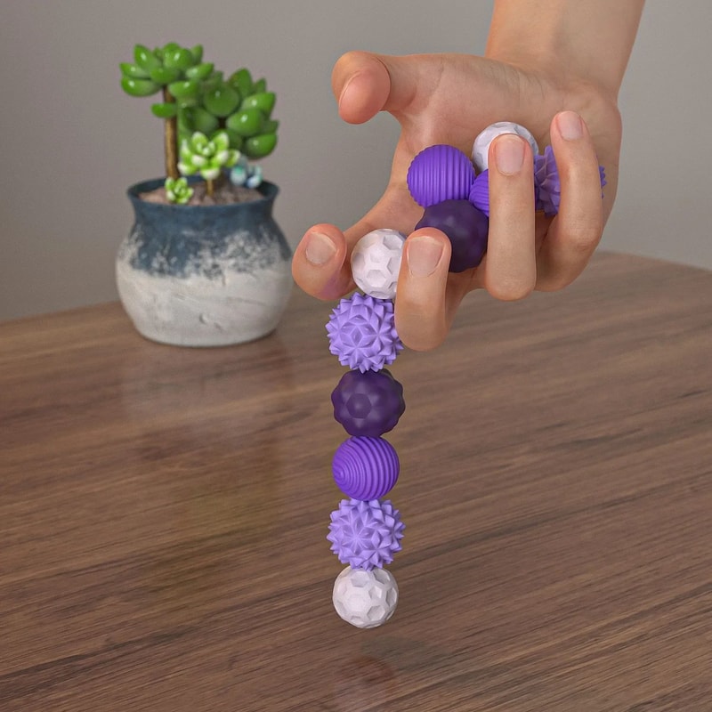 Magnetic Silicone Sensory Fidget Balls 2