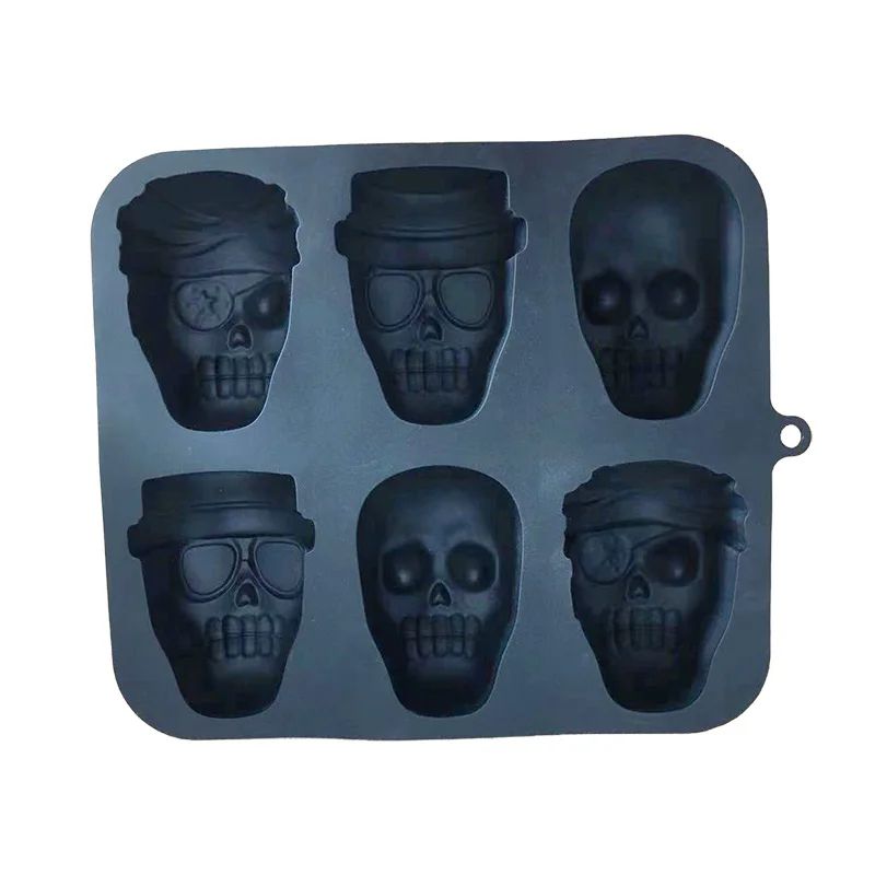 3D Skull Silicone Cake Mold 1