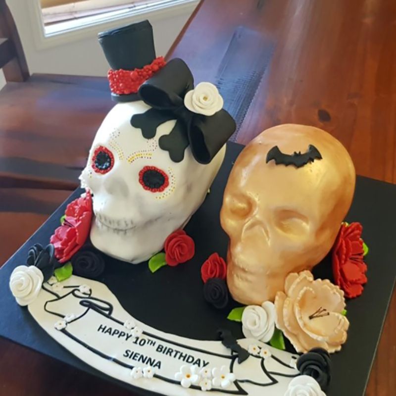 3D Skull Silicone Cake Mold 8