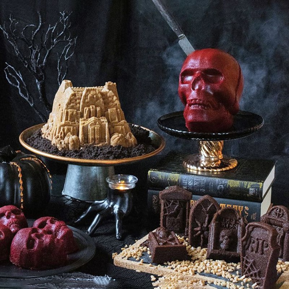 3D Skull Silicone Cake Mold 9