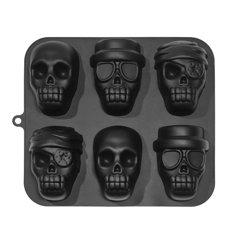 3D Skull Silicone Cake Mold 17