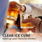 Clear Square Ice Cube Tray For Whiskey 3
