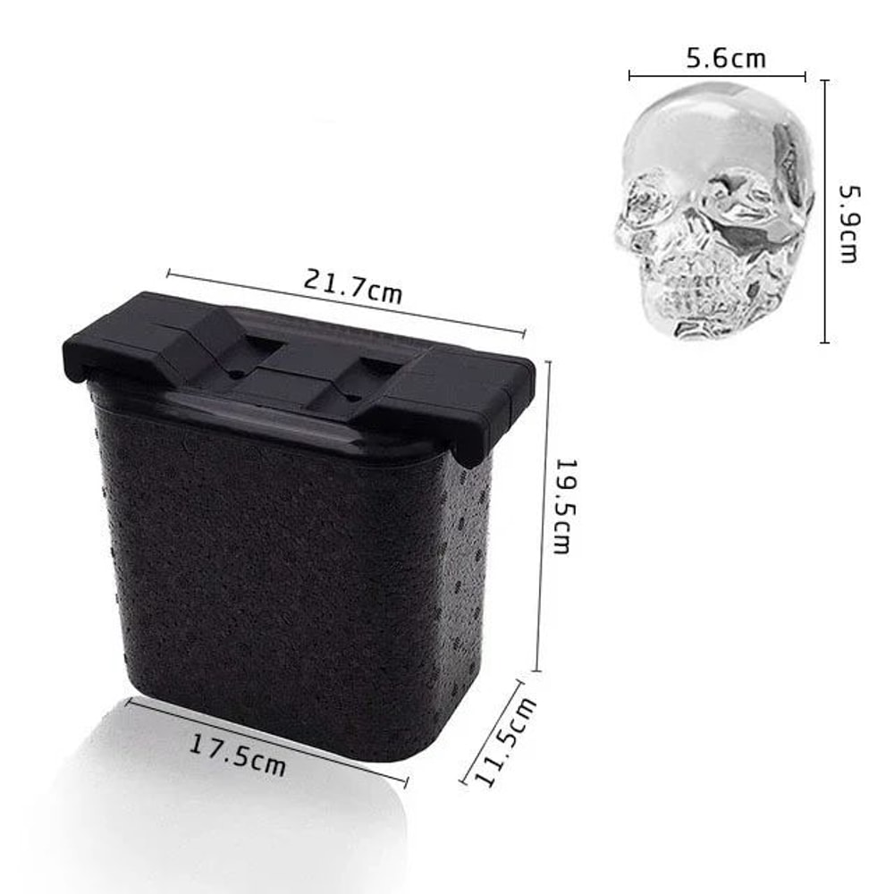 Clear Square Ice Cube Tray For Whiskey 8