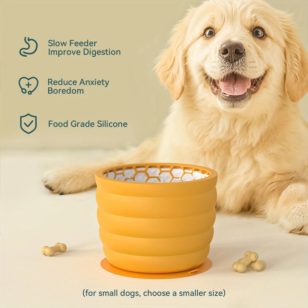 Silicone Slow Feeder Dog Bowl 2
