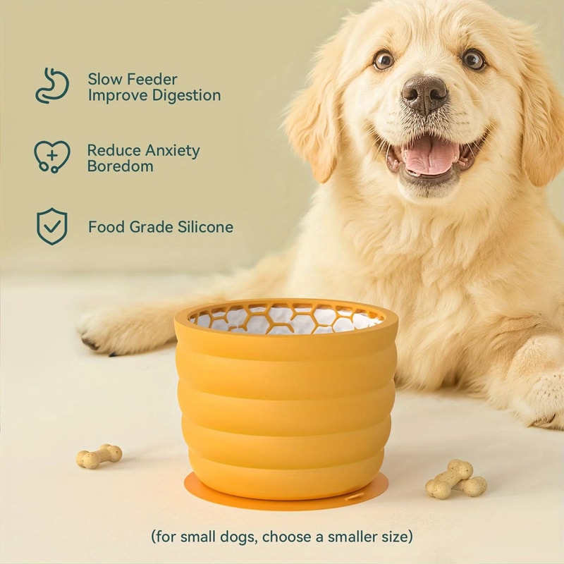 Silicone Slow Feeder Dog Bowl 2