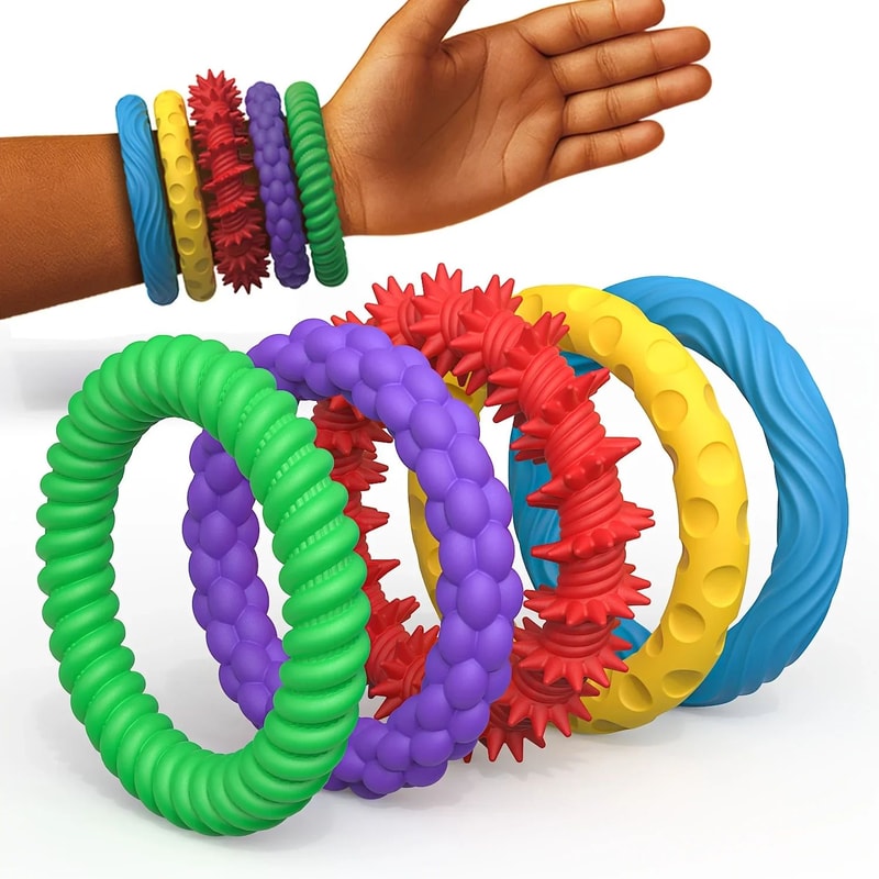 5pcs Sensory Fidget Bracelet For Stress Relief 7