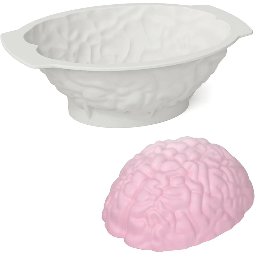 Silicone Human Brain Cake Mold 10