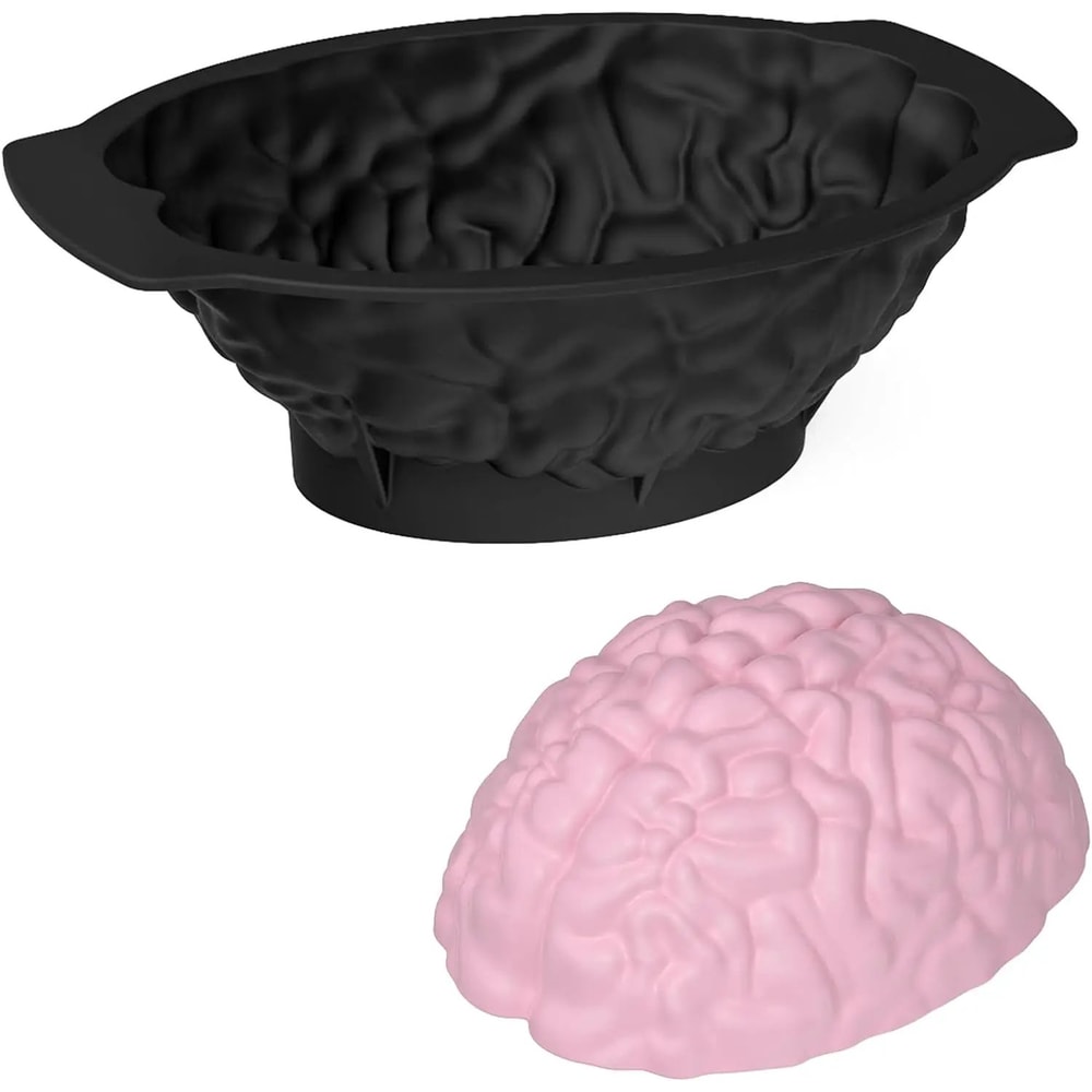 Silicone Human Brain Cake Mold 13